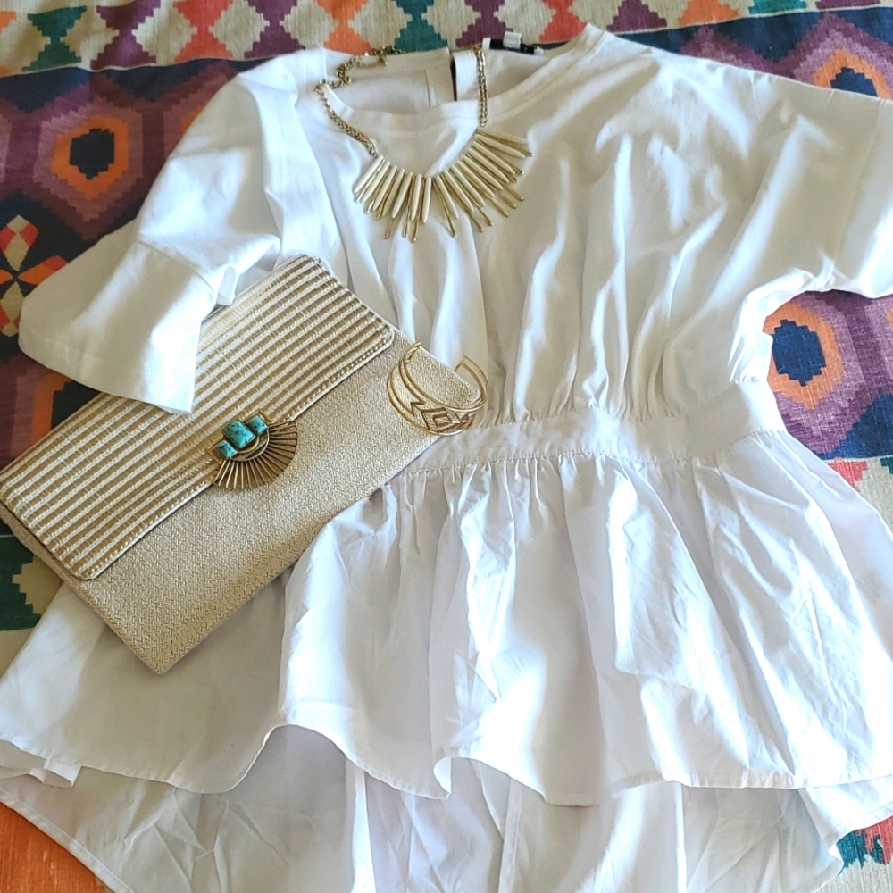 White cotton Summer top